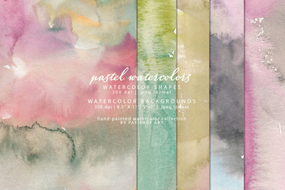 Download Watercolor Shapes and Backgrounds - Watercolor shapes Collection