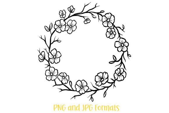 Download Floral Winter Wreath Flower Illustration - Flower Collection