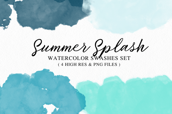 Download Summer Splash Brush Strokes - Stroke Collection