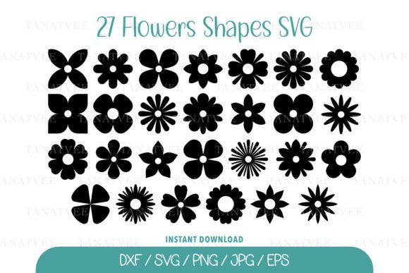 Download Flower Shapes Svg - Flower Collection
