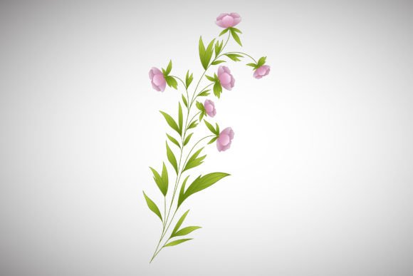 Download Flower Branch, Plant Leaves Illustration - Flower Collection