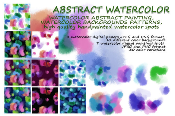 Download Abstract Watercolor Shapes. - Watercolor shapes Collection