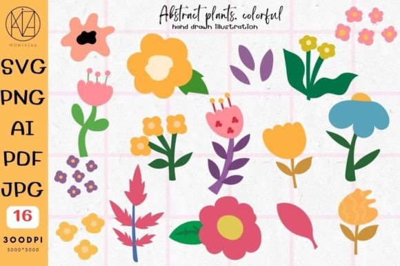 Download Abstract Leaf Flower Branch Spring SVG - Flower Collection