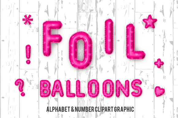 Download Pink Foil Balloon Alphabet Graphic - Alphabet graphic Collection