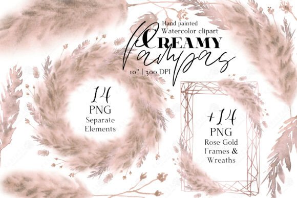 Download Pampas Grass Clipart, Dry Flowers PNG - Flower Collection