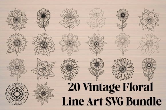 Download Floral Mandala Flower SVG Bundle - Flower Collection