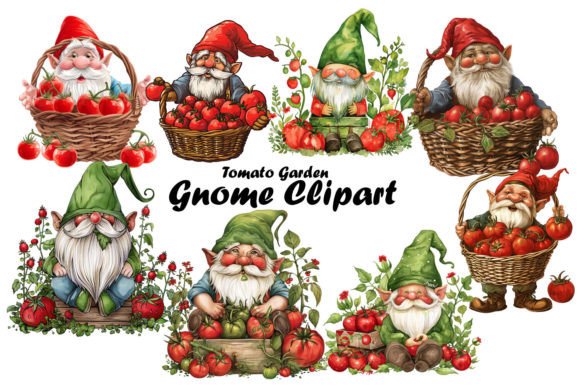 Download Gnome Tamato Clipart Flower - Flower Collection