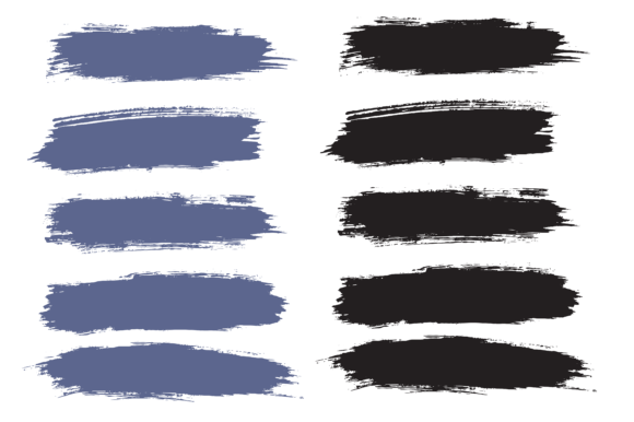 Download Paint Ink Vector Brush Stroke Set - Premium Resources
