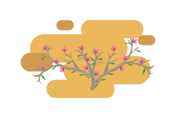 Download Spring Flower Branch Kawaii Cute - Flower Collection